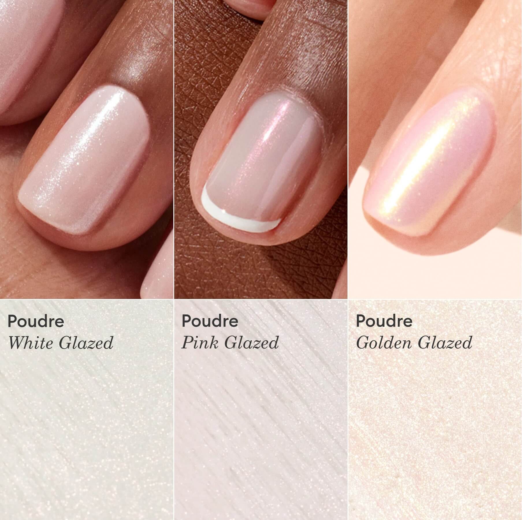 Trios de paillettes et poudres à effets