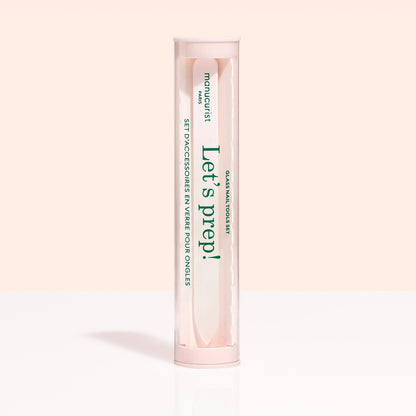 Trio Accessoires en verre pour ongles