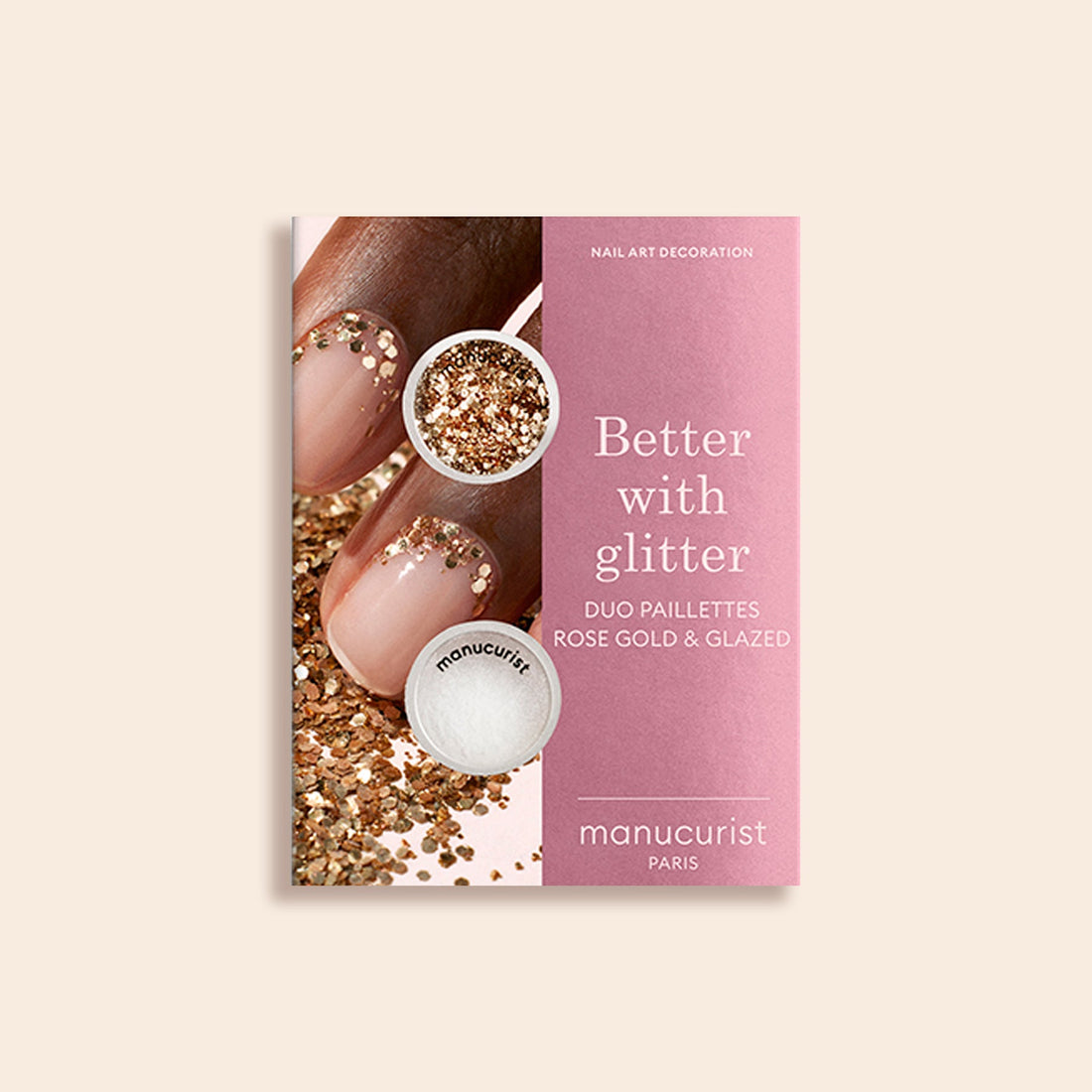 Duo Paillettes Rose Gold &amp; Glazed