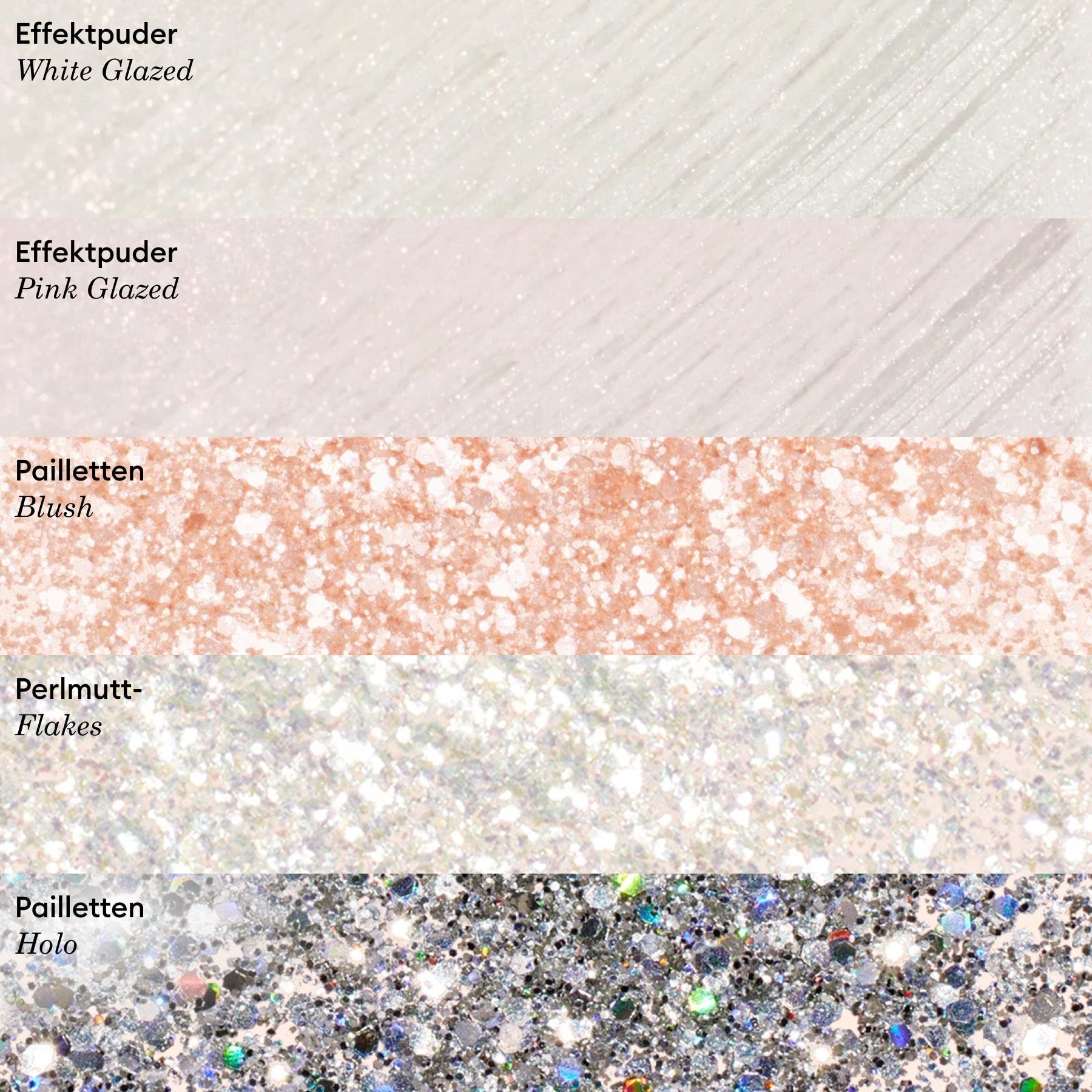 Paillettes biodégradables Blush