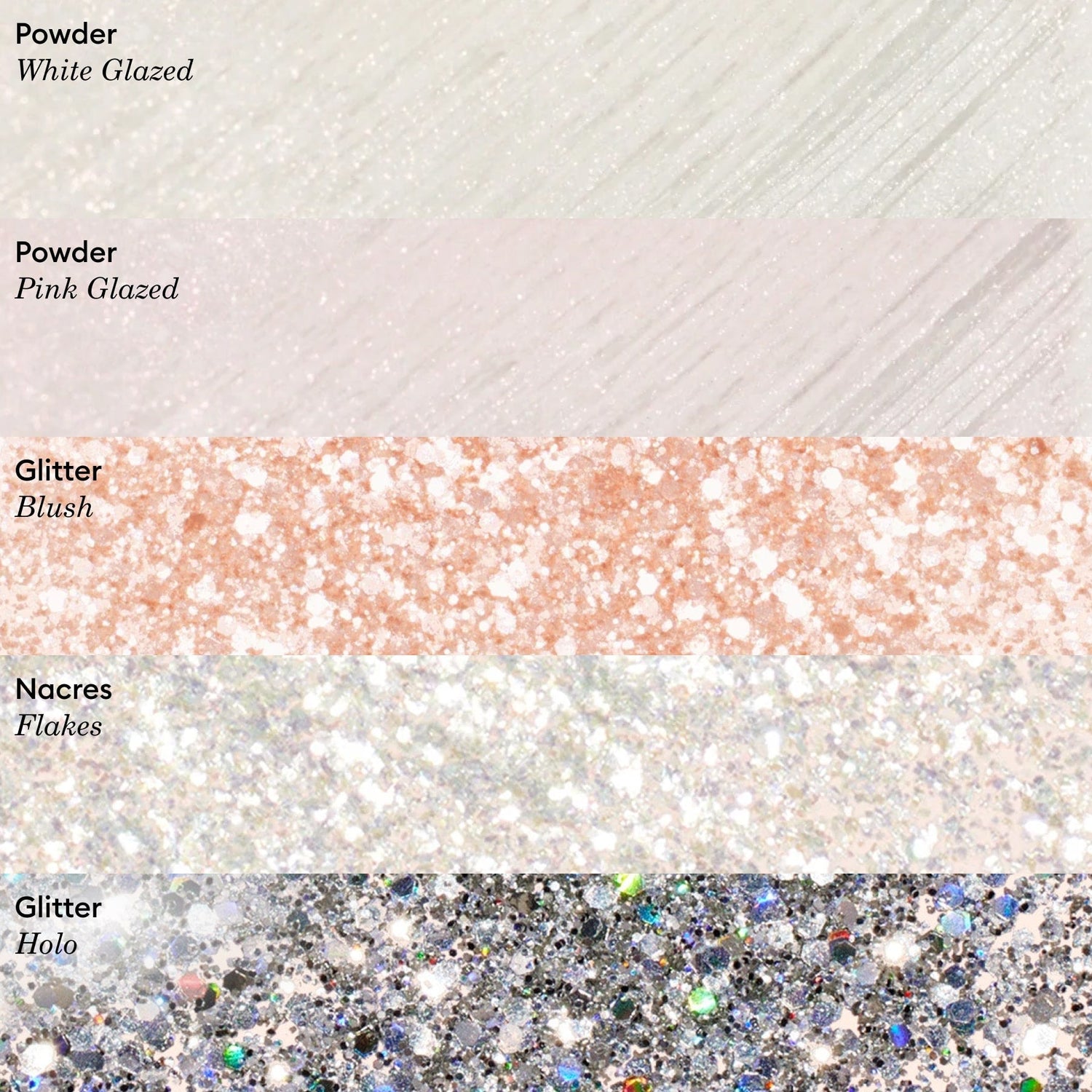 Paillettes biodégradables Blush