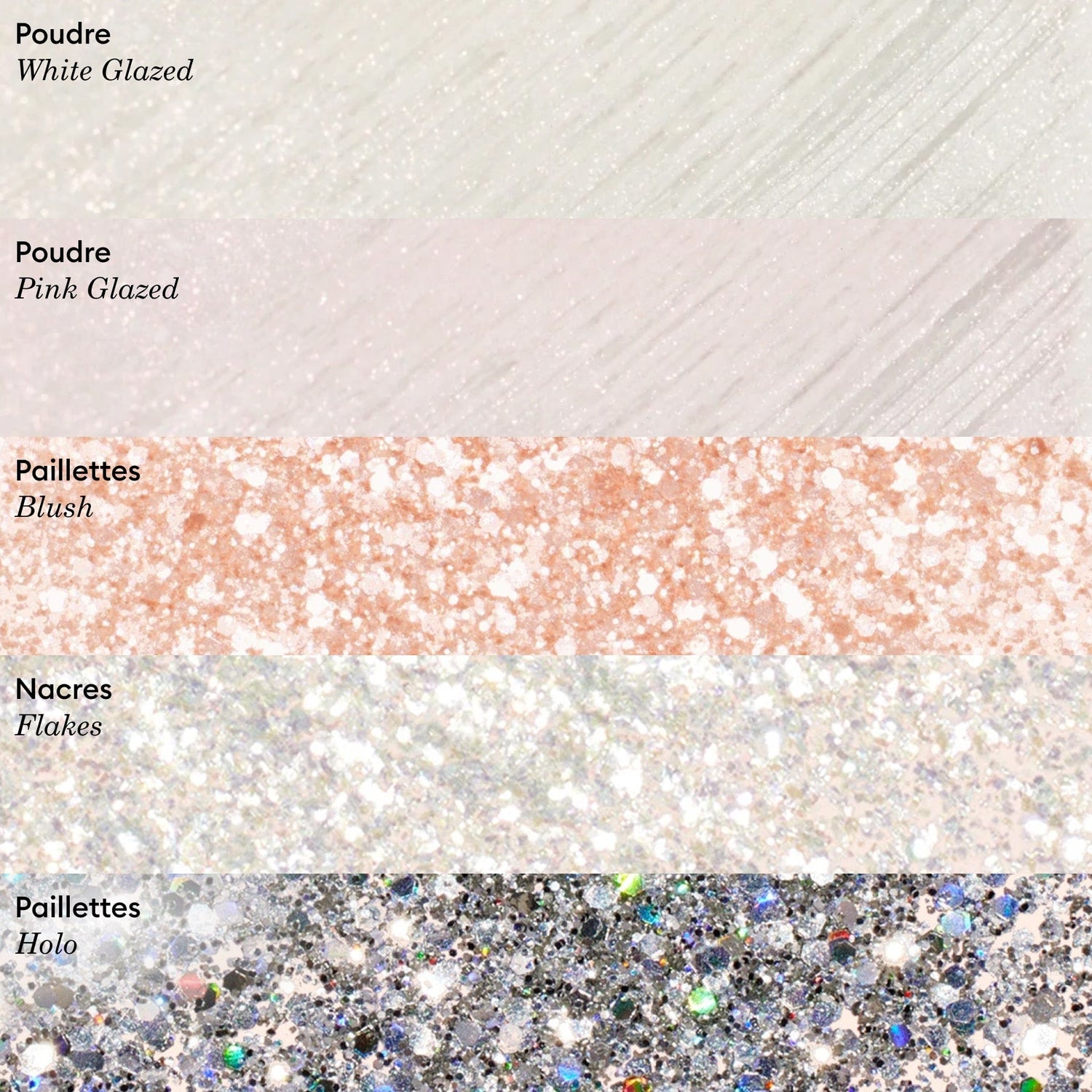 Paillettes biodégradables Blush