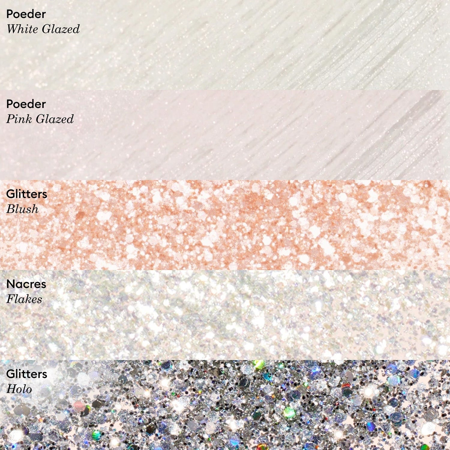 Paillettes biodégradables Blush