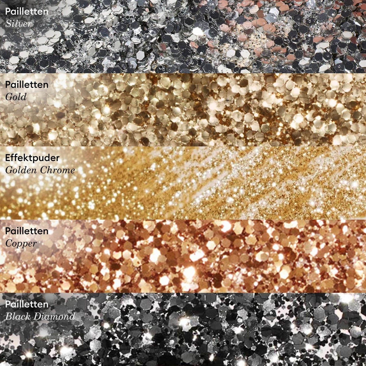 Paillettes biodégradables Gold